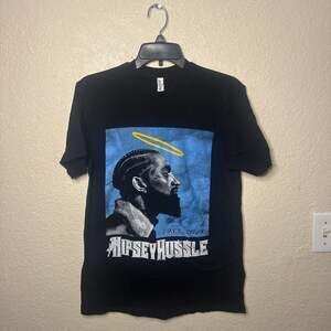Nipsey Hussle R.I.P. 1985-2019 Memorial Rap Tee. Size Medium